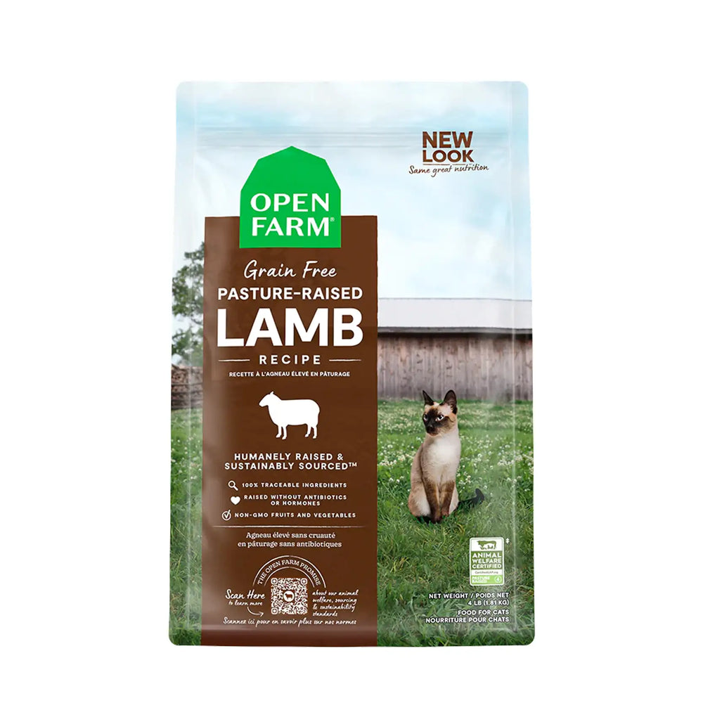 Open Farm Grain Free Cat Food Pasture Lamb Recipe