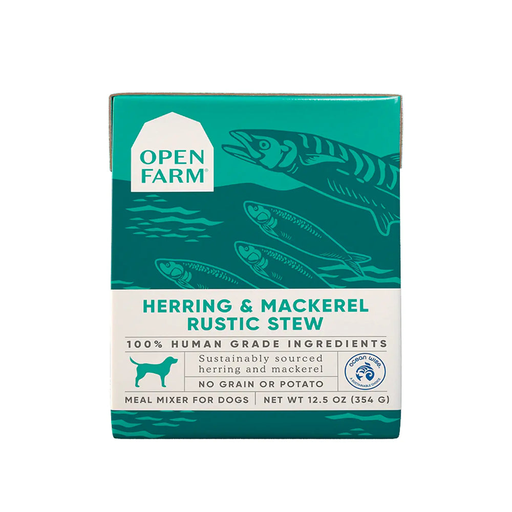Open Farm Rustic Stew Wet Dog Food Herring & Mackerel 12.5oz