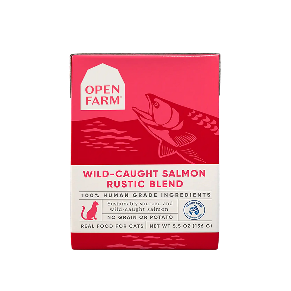 Open Farm Rustic Blend Wet Cat Food Wild-Caught Salmon 5.5oz