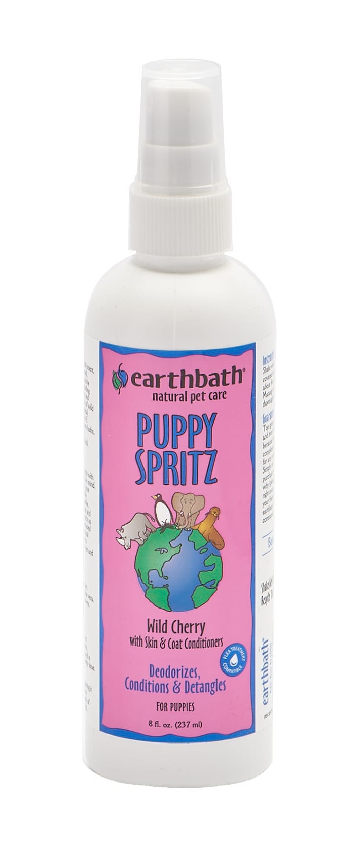 Earthbath Puppy Spritz Wild Cherry With Skin & Coat Conditioners 8oz