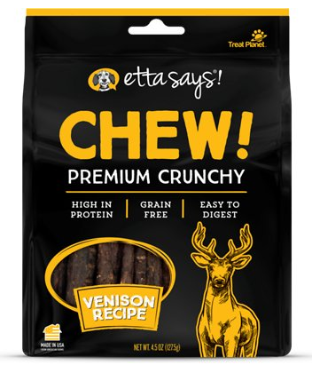 Etta Says! Chew! Premium Crunchy Venison Chew 4.5oz