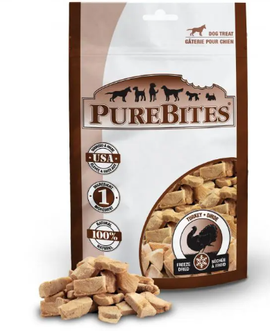 PureBites - Freeze Dried Turkey Dog Treats 70g