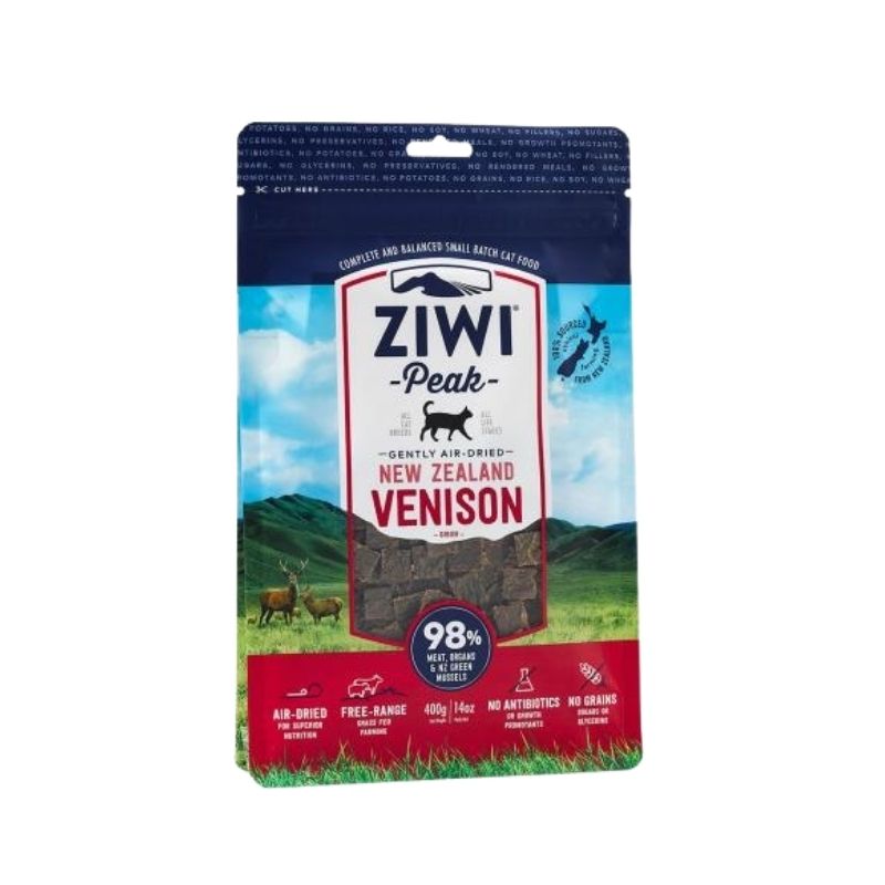 ZiwiPeak Air-Dried Cat Food - Venison 400g