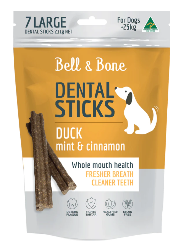 Bell & Bone - Dental Sticks (Duck, Mint and Cinnamon)
