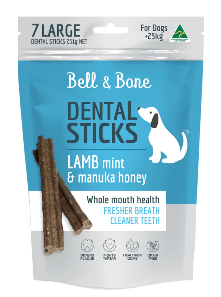 Bell & Bone - Dental Sticks (Lamb, Mint and Manuka Honey)