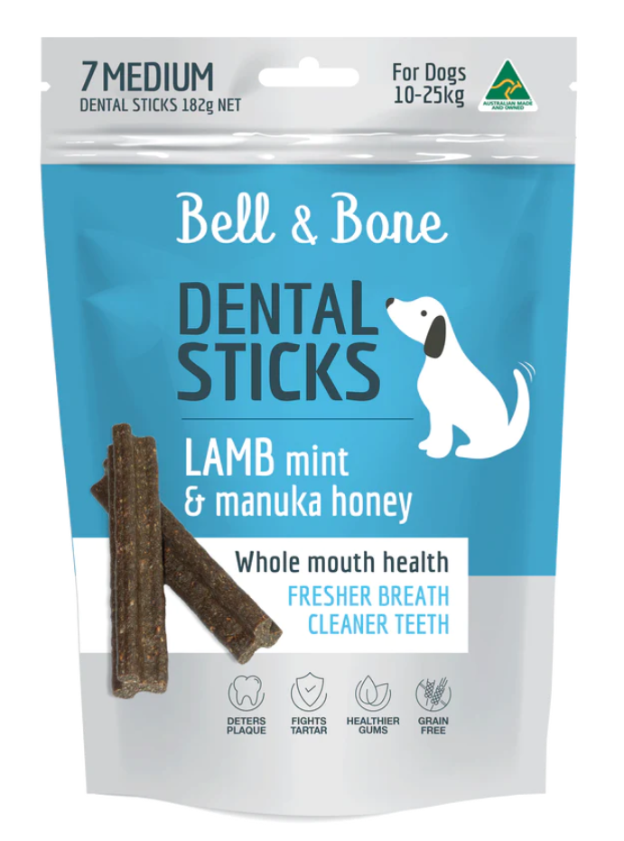 Load image into Gallery viewer, Bell &amp;amp; Bone - Dental Sticks (Lamb, Mint and Manuka Honey)
