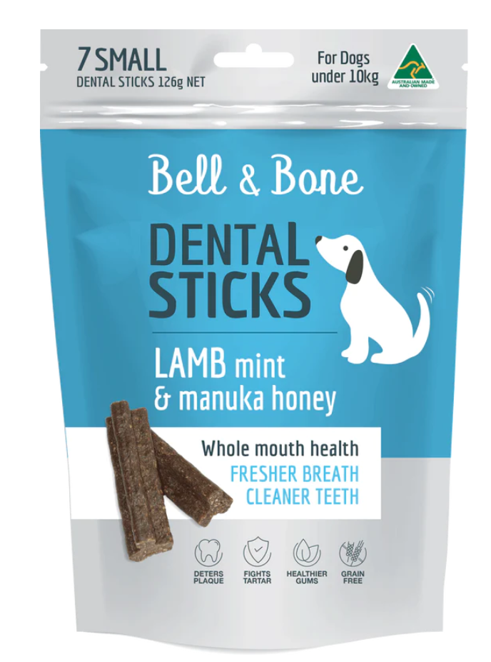 Load image into Gallery viewer, Bell &amp;amp; Bone - Dental Sticks (Lamb, Mint and Manuka Honey)
