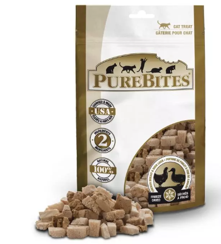 PureBites - Freeze Dried Chicken and Duck Liver Cat Treats 32g