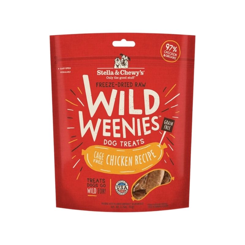 Stella & Chewy'S Freeze-Dried Raw Wild Weenies Dog Treats - Chicken Recipe 3.25oz