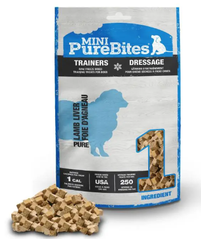 PureBites - Freeze Dried Lamb Liver Mini Training Treats 68g