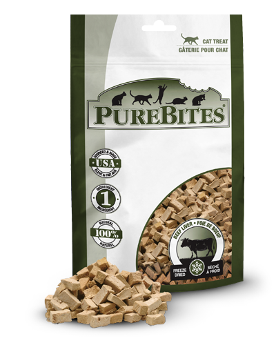 Load image into Gallery viewer, PureBites - Freeze Dried Beef Liver Cat Treats 44g
