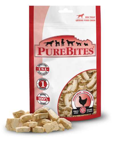 Load image into Gallery viewer, PureBites - Freeze Dried Chicken Breast Dog Treats 85g
