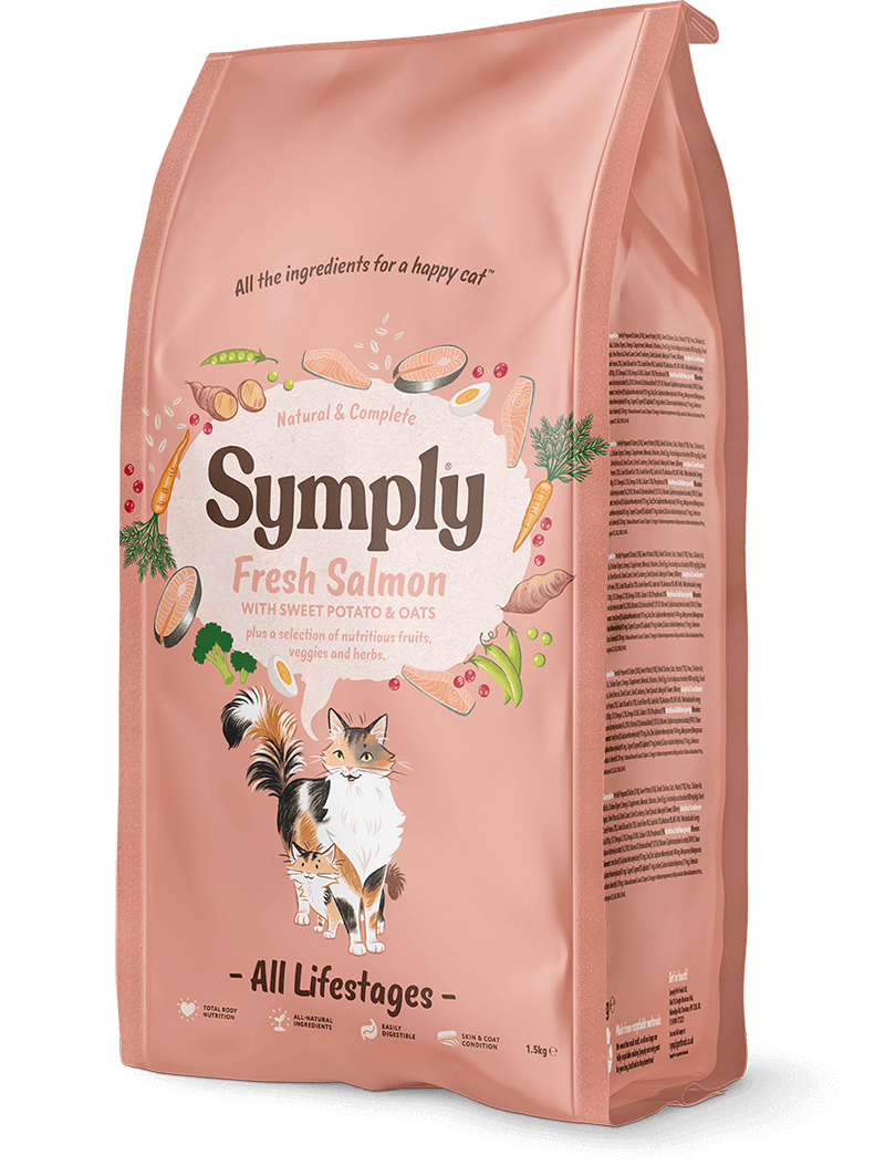 Symply Dry Food Fresh Salmon For All Lifestages Cats