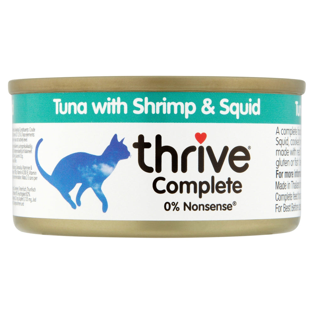Thrive - COMPLETE 100% 吞拿魚,三文魚&魷魚罐頭75g